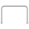 Stainless steel hoop |  48 mm | for casting in concrete | without cross bar | total width 1200 mm | To be fixed by plugs